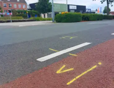 Bloemen na tragisch ongeval