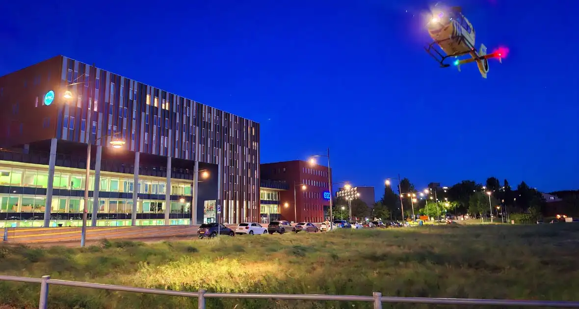 Traumahelikopter ingezet bij noodsituatie in politiebureau