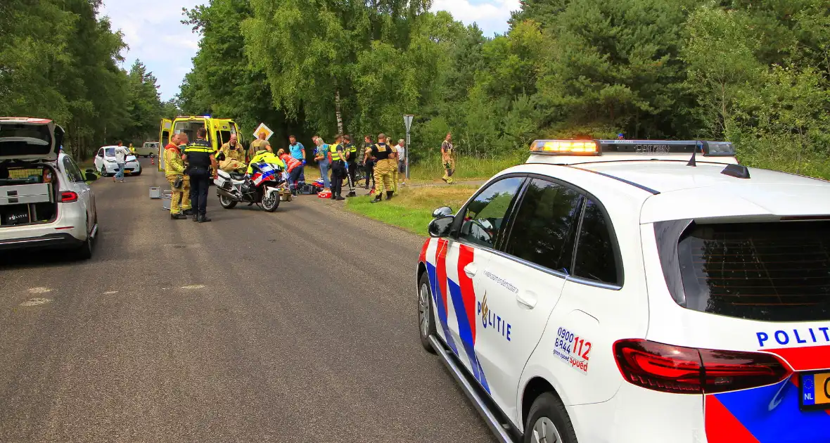 Traumateam ingezet voor ernstig ongeval met wielrenner - Foto 4