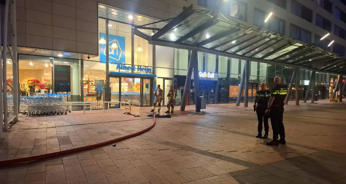 Brandmelding in supermarkt - Foto 1