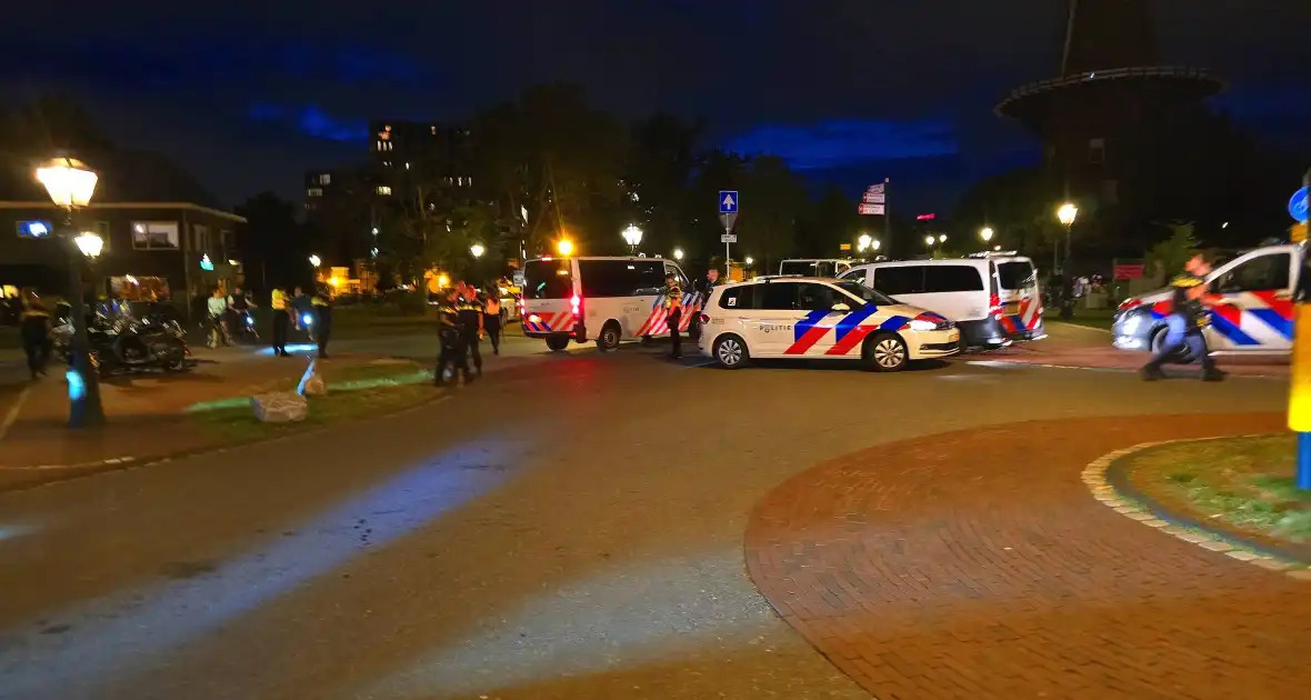 Grote politie-inzet wegens onrust - Foto 6