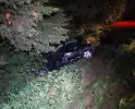 Bestuurder ongedeerd na zware crash