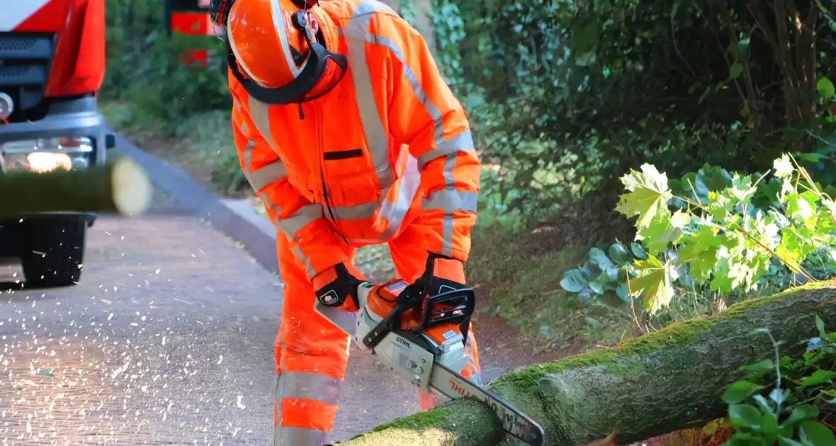Tak breekt af en blokkeert weg - Foto 14