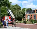Werkzaamheden met brander leidt tot dakbrand