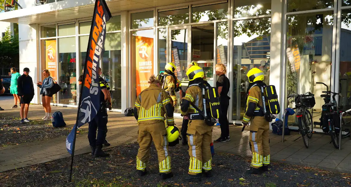 Brand in sauna van sportschool - Foto 1