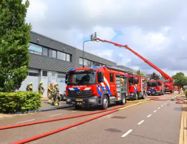 Grote brand in bedrijfsverzamelgebouw