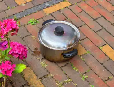 Woningbrand door vergeten pan op het vuur