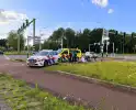 Bejaarde fietsster naar ziekenhuis