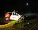 Lantaarnpaal sneuvelt bij ongeval