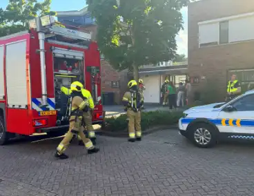 Woningbrand in de vooravond