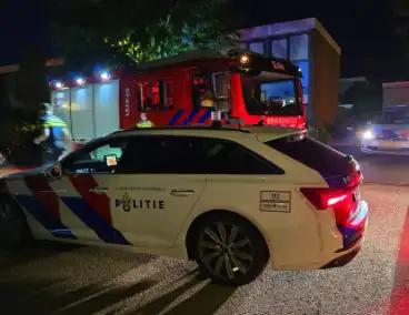 Brandweer opent garagebox na melding van ruzie