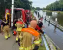 Persoon te water, inzet brandweer en ambulance