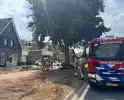 Brandweer ingezet voor gaslekkage in tuin