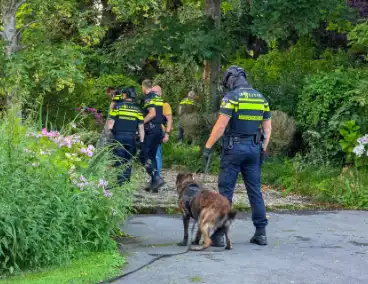 Grote zoekactie na glasgerinkel bij woning