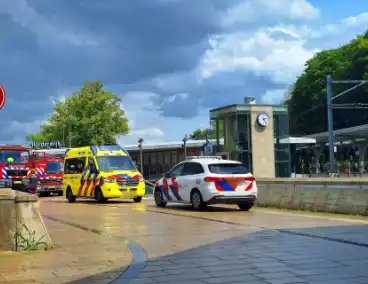 Aanrijding met trein en persoon