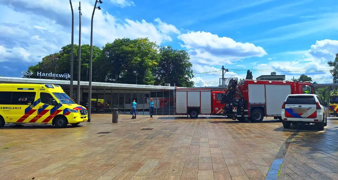 Aanrijding met trein en persoon - Foto 2