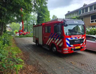 stormschade leidt tot ingrijpen brandweer