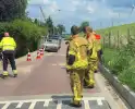 Hulpdiensten in actie na lekkage