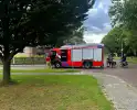 Kortsluiting veroorzaakt brand in pand
