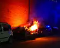 Alerte bewoner meldt vlammen vanaf industrieterrein