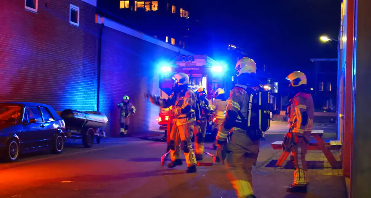 Alerte bewoner meldt vlammen vanaf industrieterrein - Foto 1