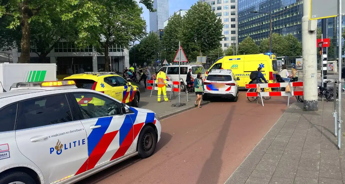 Zwaargewonden na botsing tussen fietser en scooter