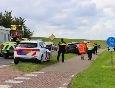 Kop-staartbotsing zonder slachtoffers
