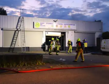 Brand veroorzaakt rookontwikkeling