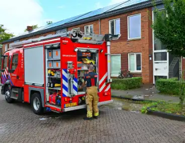 Brand in brievenbus portiekflat