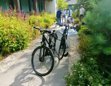Oplettende omstanders blussen fietsbrand