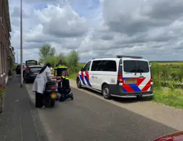 Kind aangereden door scooter