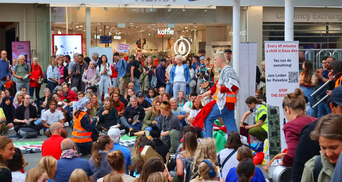 Demonstratie tegen uithongering in Gaza - Foto 4