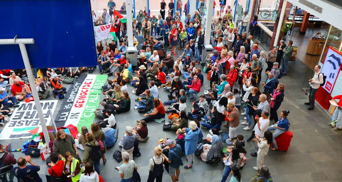Demonstratie tegen uithongering in Gaza - Foto 9