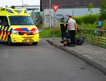 Scooterrijder gecontroleerd op letsel