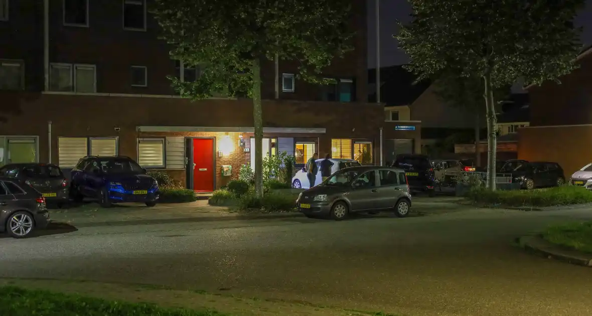 Benzinefles ontploft bij woning - Foto 1