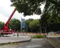 Provinciale weg deels afgesloten door stormschade