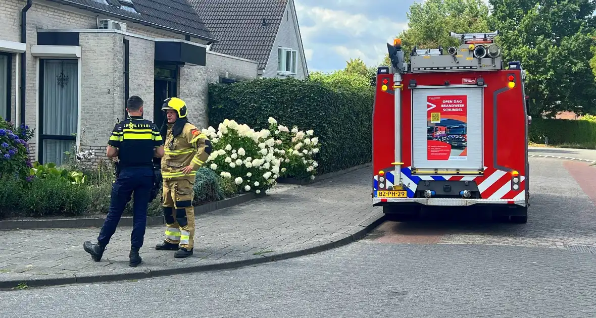 Wasdroger in brand, niemand gewond