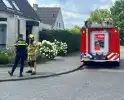 Wasdroger in brand, niemand gewond