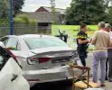 forse aanrijding met meerdere voertuigen