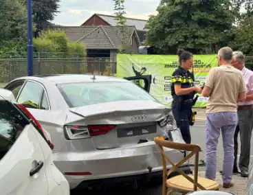 forse aanrijding met meerdere voertuigen