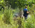 Buitenbrand door snoeiafval snel geblust