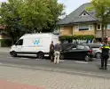 Aanrijding met letsel tussen auto en bestelbus