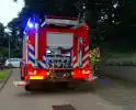 Brandweer zet ventilatie in na woningbrand