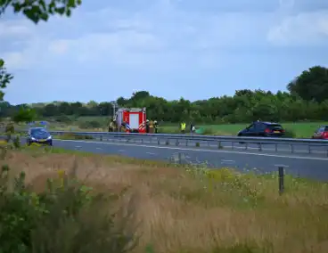 Geen brand bij ongeval maar wel schade