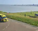 Traumahelikopter ingezet na fietsongeval