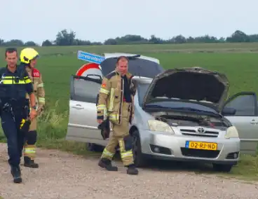 Geslaagde blusactie bij autobrand