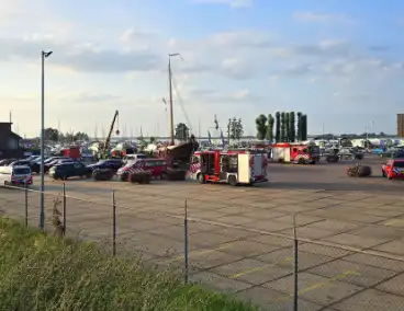 Persoon te water op Eemmeer