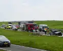 Auto in lichterlaaie op provinciale weg