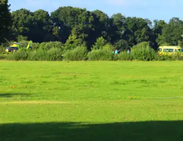 Traumateam ingezet bij noodsituatie in weiland