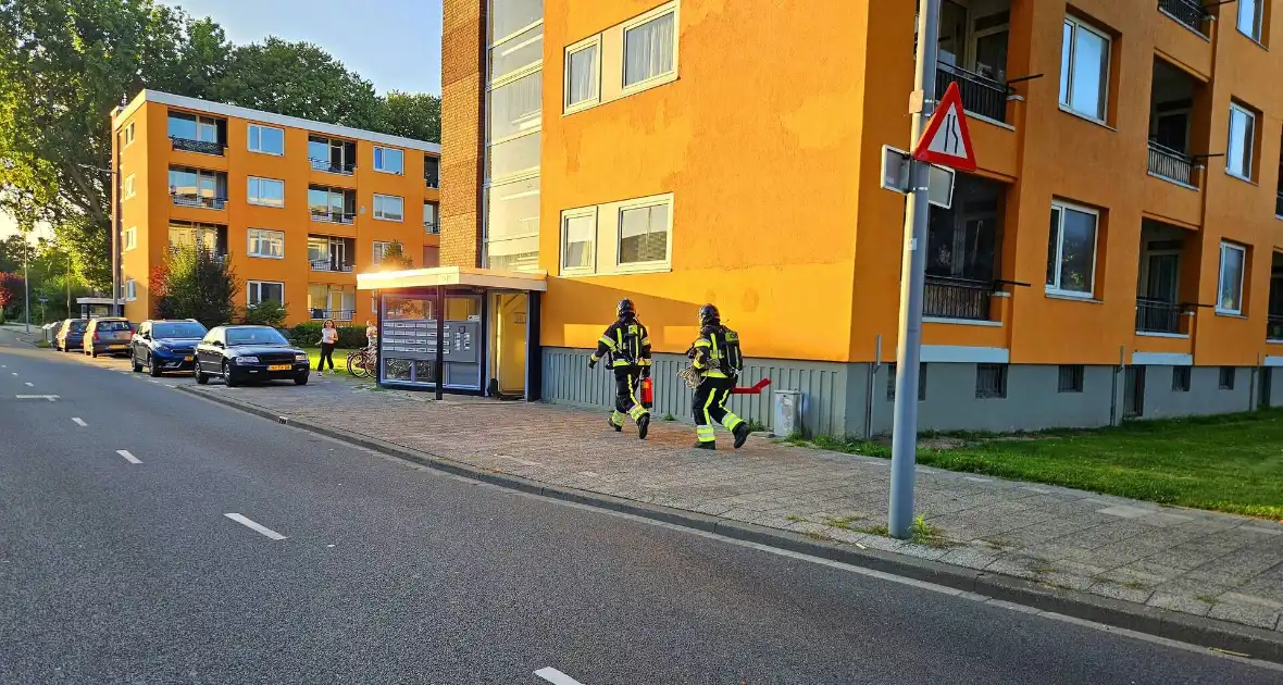 Brandweerinzet om vuur te bestrijden